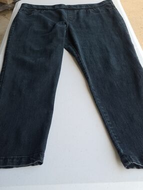 Faded Glory Pull-on Black Jeans